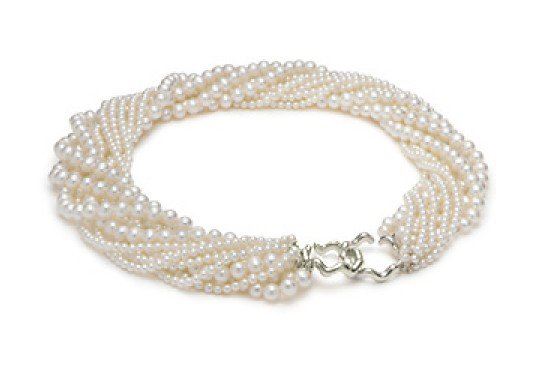 SL078 5串珍珠手鏈(天然淡水珍珠)
