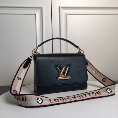 LOUIS VUITTON 頂級原單 斜挎 Twist中號 M57506黑色