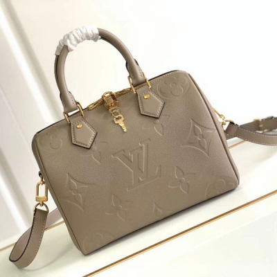 LV M59273 灰色 Speedy Bandoulière 25 單肩包