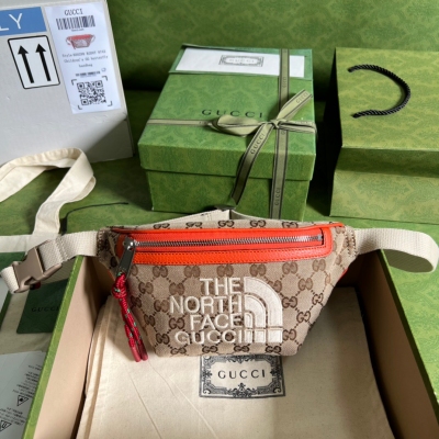 The North Face x Gucci聯名系列腰包 6...