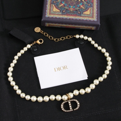 Dior迪奧 CD復古珍珠項鍊 代購級別