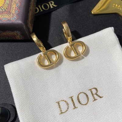 Dior迪奧 2021ss夏季新品CD耳釘 愛了愛了