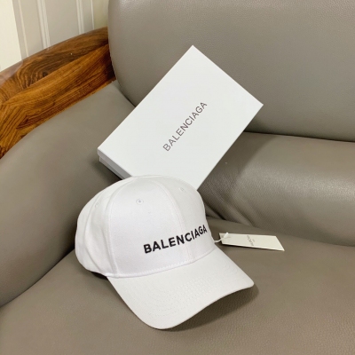 Balenciaga巴黎世家 高端白色棒球帽 原廠品質