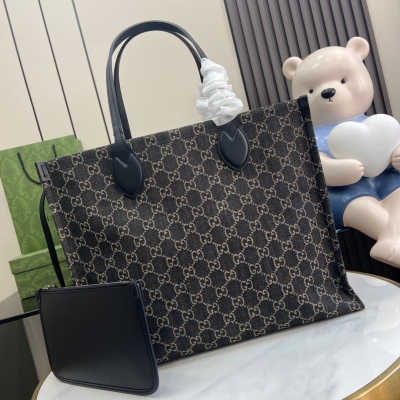 GUCCI古馳 Ophidia系列 NFC晶片版GG大號托特包 772184