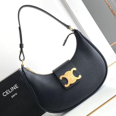 CELINE 2024新版 AVA TRIOMPHE 黑色小...