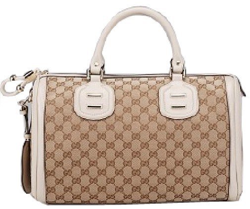 2010春夏新款 Gucci包 古奇手提包 枕頭包241097 白色